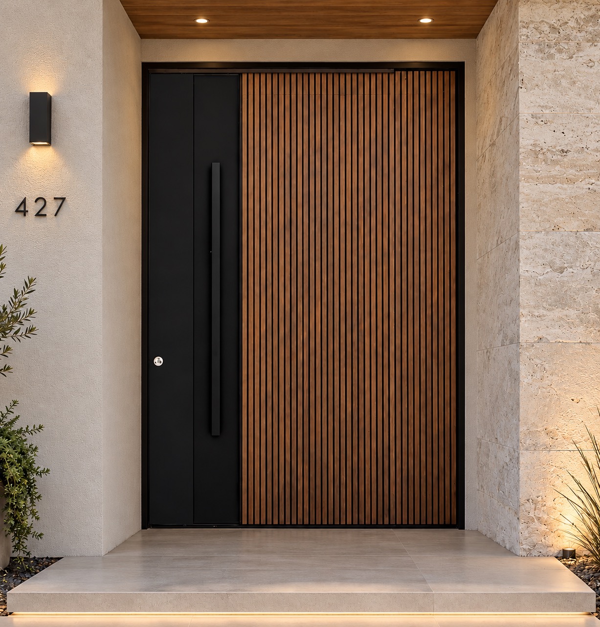 Monsoon entry door configured in Monsoon · Teka WPC